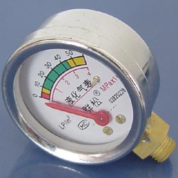 1.5" Gas Indicator, Gas Pressure Gauge, Gauges, with movement, or without movement, internal