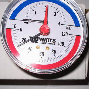 ؝ȉl WATTS I Thermometer Pressure Gauge, Gauges, China. Watts Industries